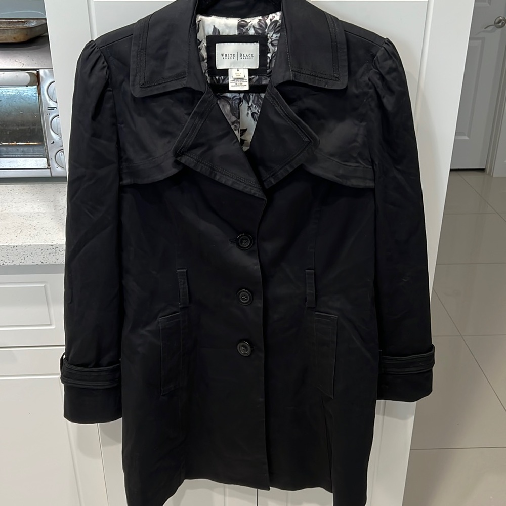Woman’s jacket, White House Black Market,  Size medium, black